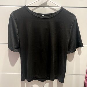 Extra Small Black Lounge/Sleep Shirt